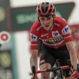 Vainqueur du Tour d'Espagne l'année dernière, Sepp Kuss ne participera finalement pas au Tour de France. KEYSTONE/EPA EFE/MANUEL BRUQUE